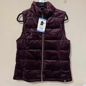 Velvet Puffer Vest | Zeroxposur | NWT